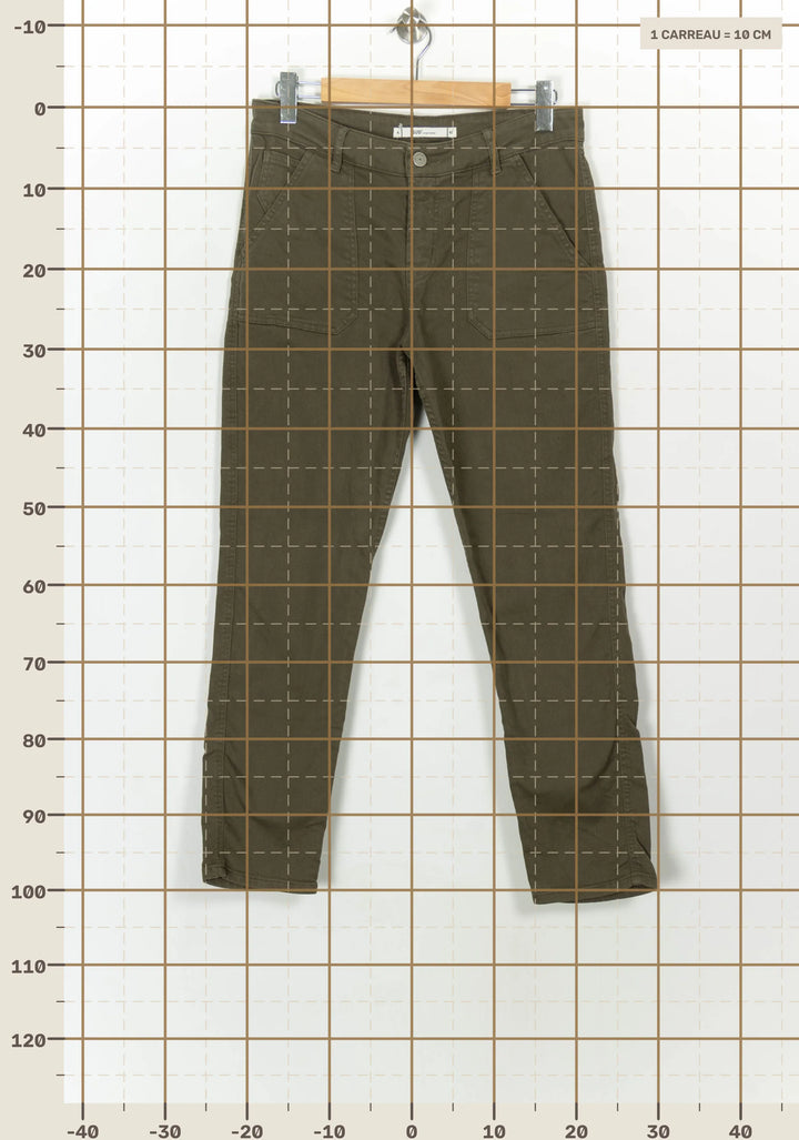 Pantalon Vert - Taille XL/42 de la marque Sud express | PARAD117793 - Vendu par Paradigme - Image 4