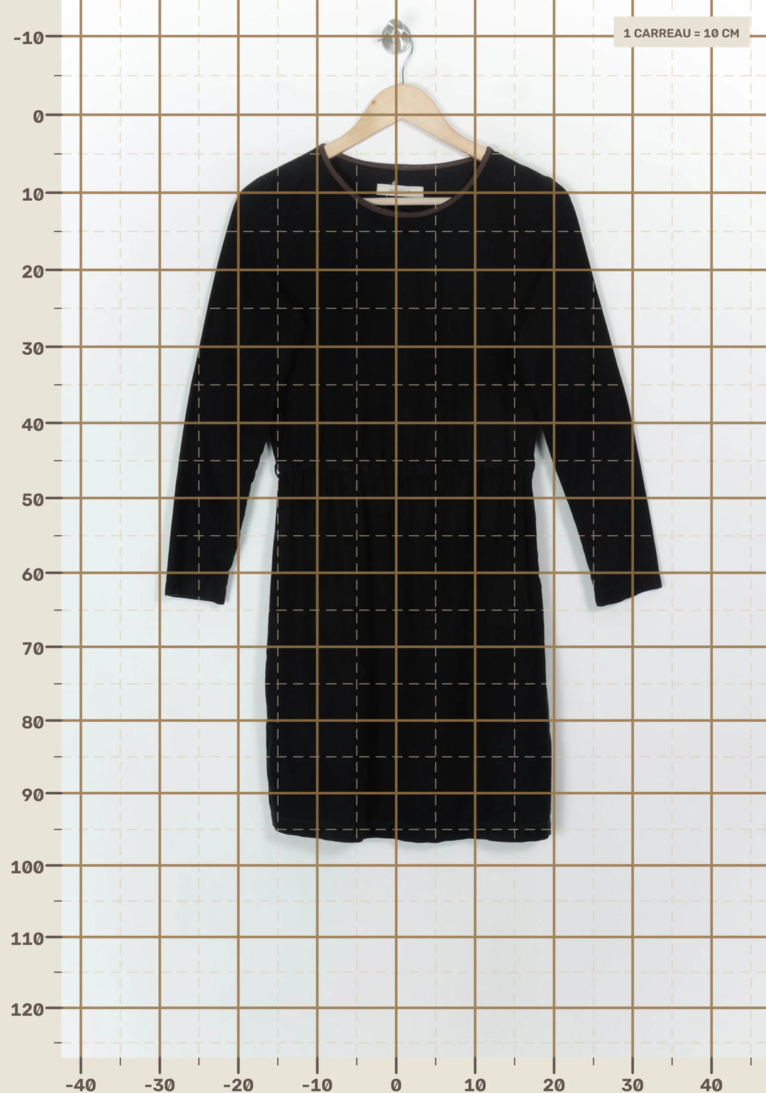 Robe Noire - Taille S/36 de la marque Sessùn | PARAD117796 - Vendu par Paradigme - Image 4
