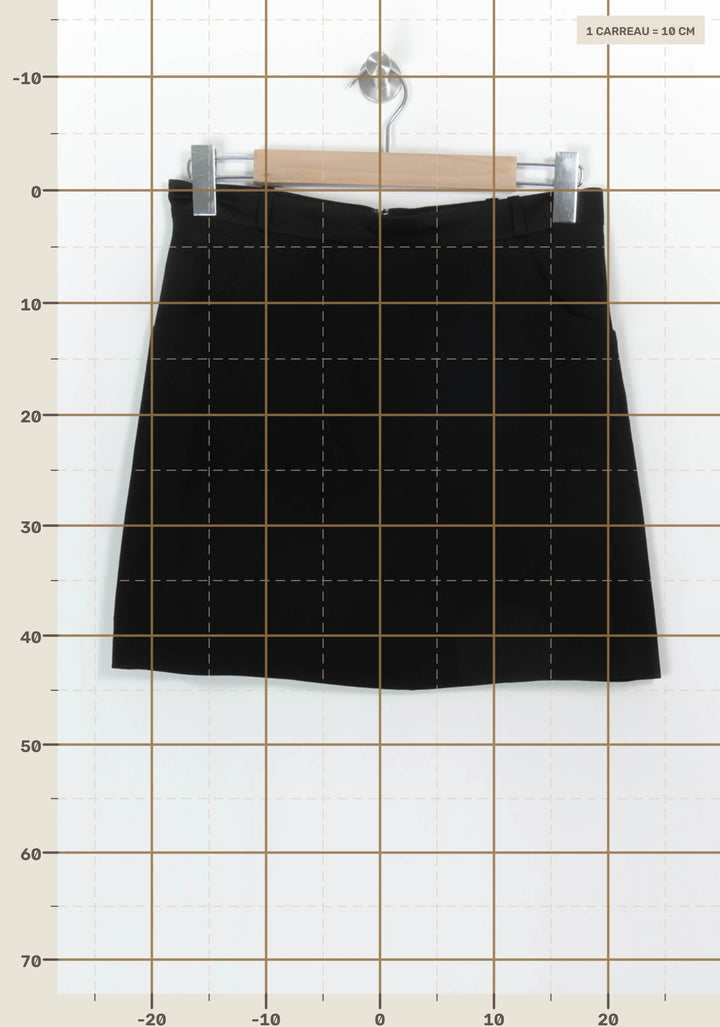 Jupe Courte Noire - Taille L/40 de la marque Mister K | PARAD117797 - Vendu par Paradigme - Image 4