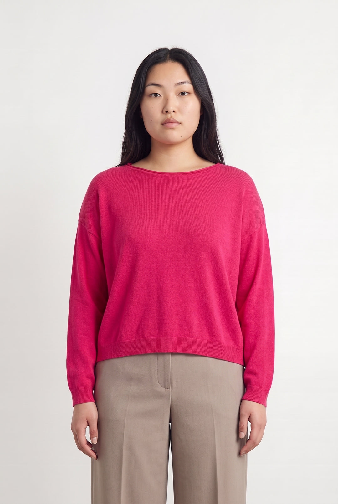 Pull Rose - Taille L/40 de la marque Sud express | PARAD117799 - Vendu par Paradigme - Image 1