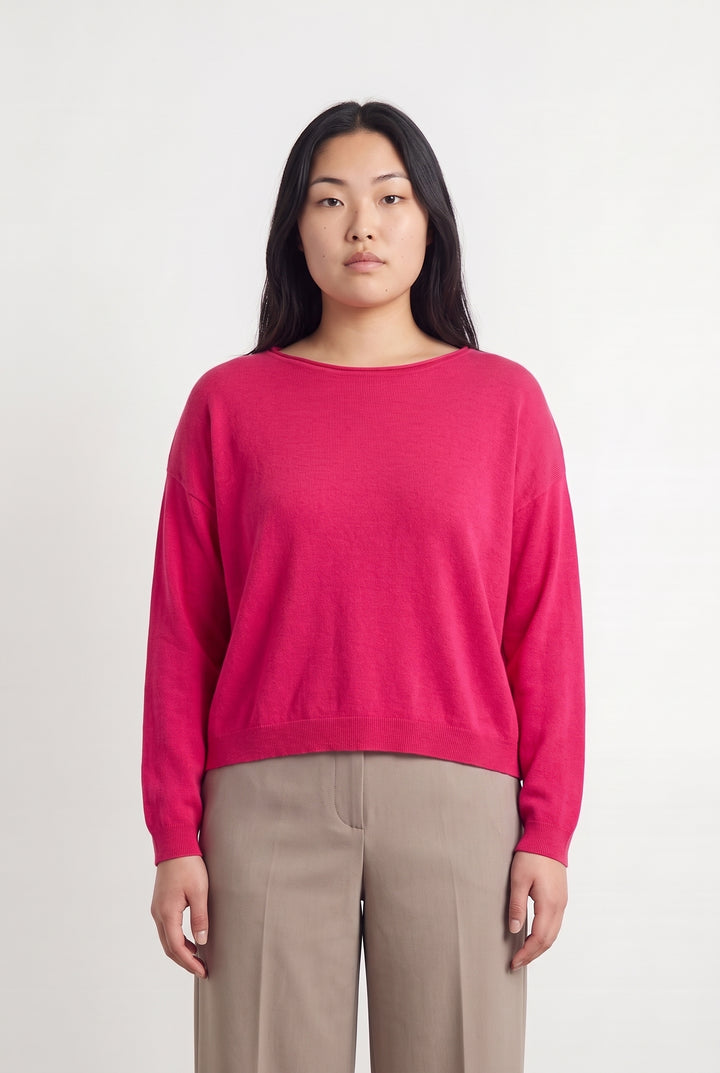 Pull Rose - Taille L/40 de la marque Sud express | PARAD117799 - Vendu par Paradigme - Image 1