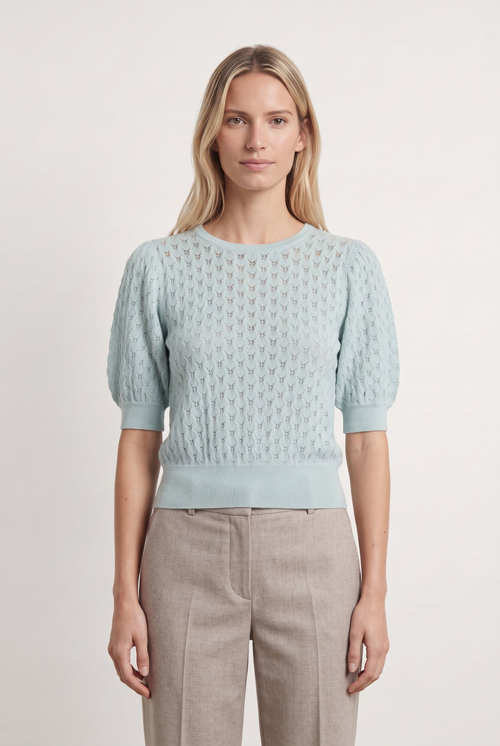 Pull Bleu - Taille S/36 de la marque Petite Mendigote | PARAD117800 - Vendu par Paradigme - Image 1