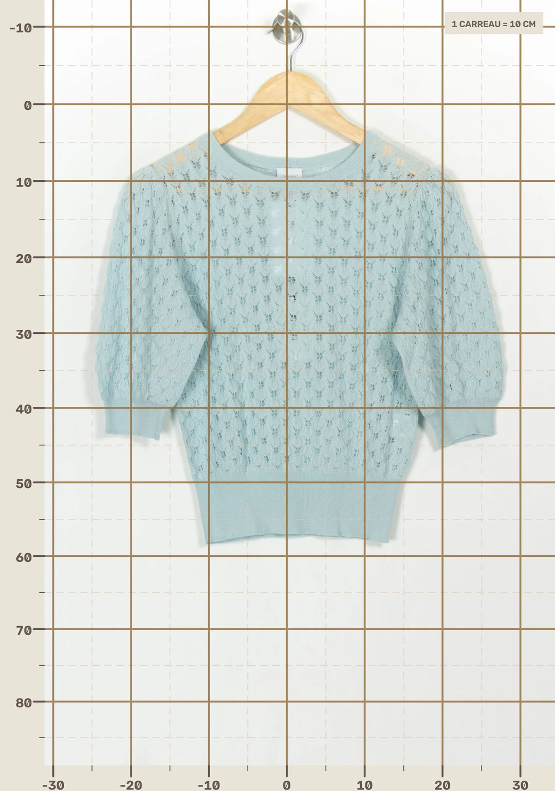 Pull Bleu - Taille S/36 de la marque Petite Mendigote | PARAD117800 - Vendu par Paradigme - Image 4