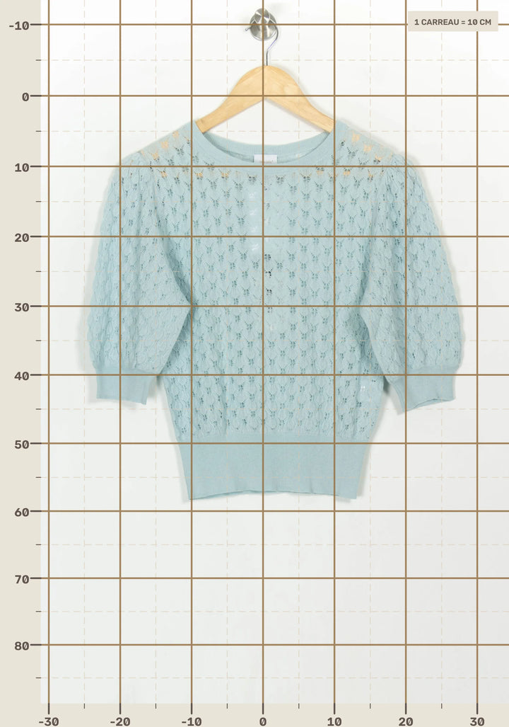 Pull Bleu - Taille S/36 de la marque Petite Mendigote | PARAD117800 - Vendu par Paradigme - Image 4