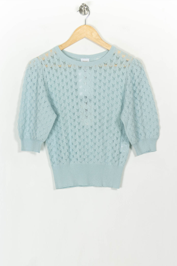 Pull Bleu - Taille S/36 de la marque Petite Mendigote | PARAD117800 - Vendu par Paradigme - Image 2