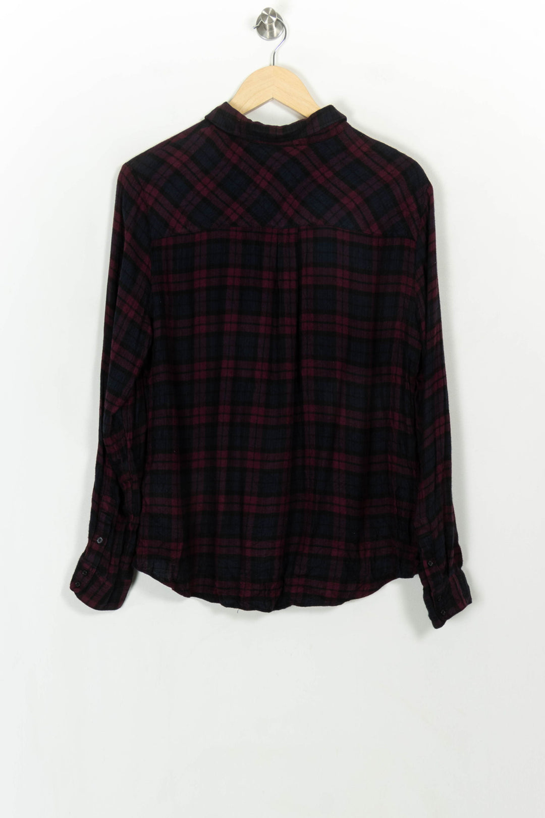 Chemise à Carreaux Violette et Noire - Taille L/40 de la marque Sud express | PARAD117804 - Vendu par Paradigme - Image 5
