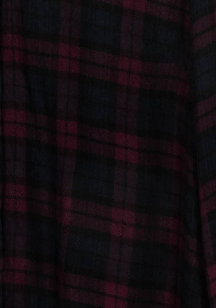 Chemise à Carreaux Violette et Noire - Taille L/40 de la marque Sud express | PARAD117804 - Vendu par Paradigme - Image 3