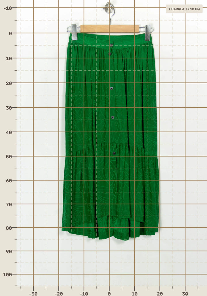Jupe Longue Verte - Taille S/36 de la marque Soeur | PARAD117808 - Vendu par Paradigme - Image 4