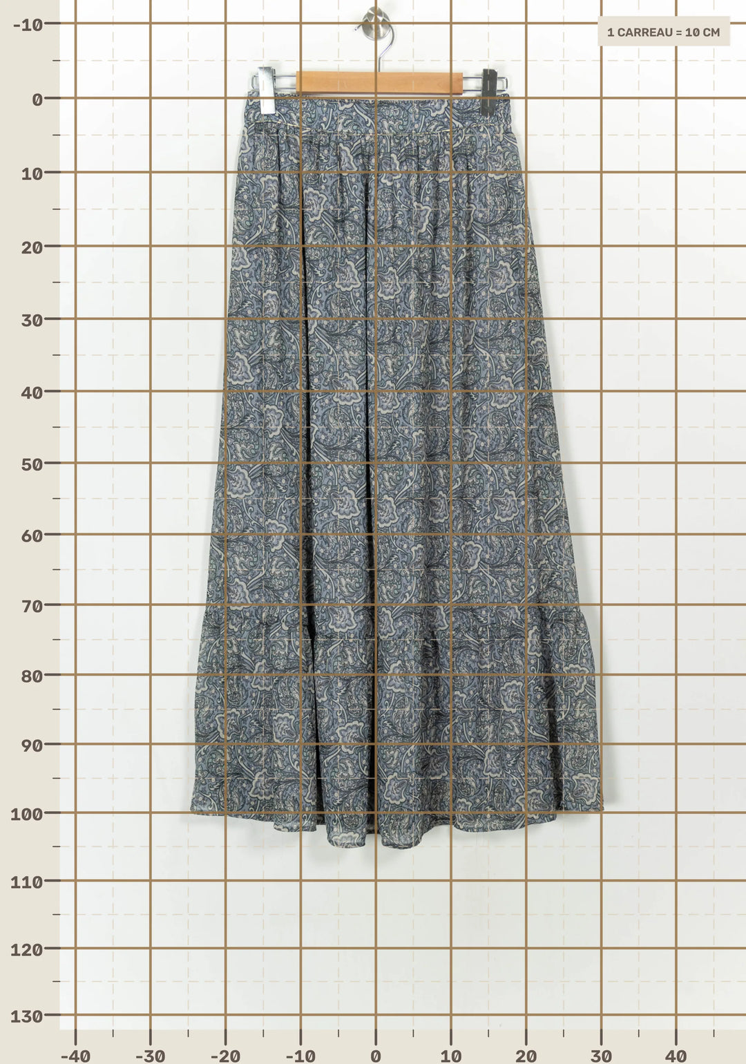 Jupe Longue Bleue - Taille M/38 de la marque Grace &amp; Mila | PARAD117809 - Vendu par Paradigme - Image 4