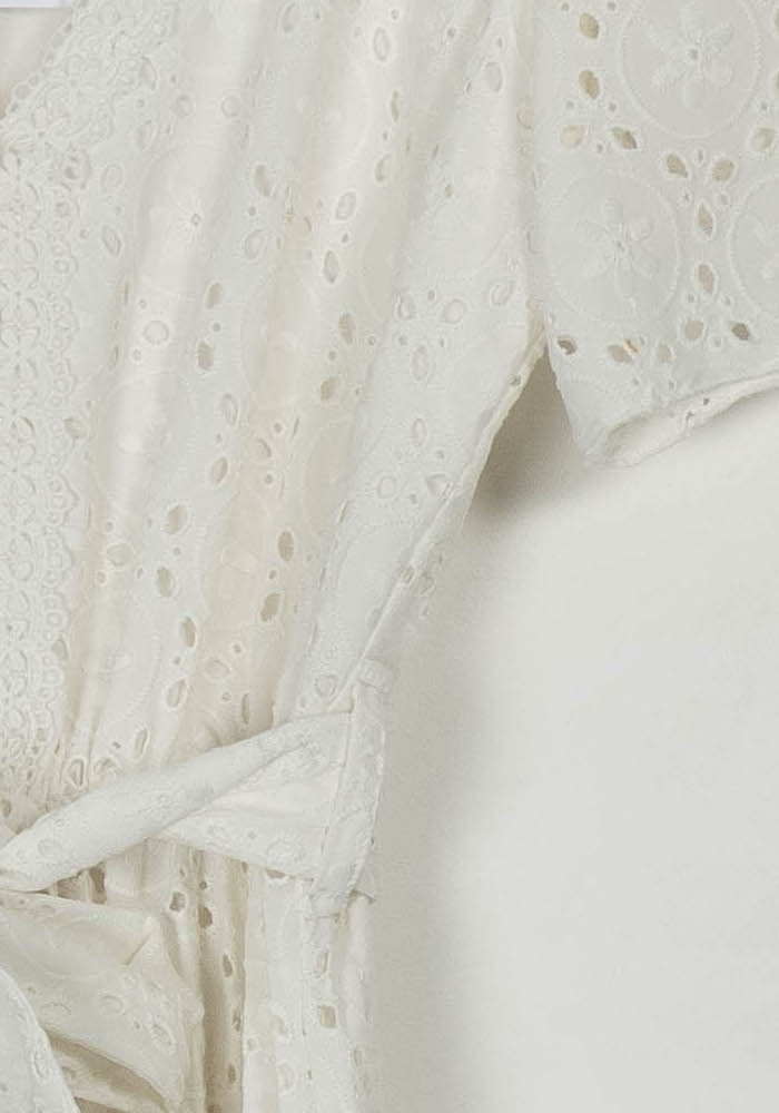 Robe Midi Blanche - Taille XS/34 de la marque Sézane | PARAD117810 - Vendu par Paradigme - Image 3