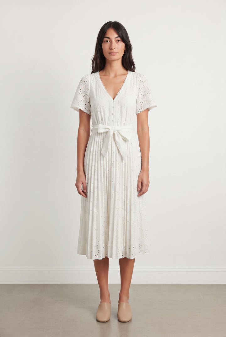 Robe Midi Blanche - Taille XS/34 de la marque Sézane | PARAD117810 - Vendu par Paradigme - Image 1