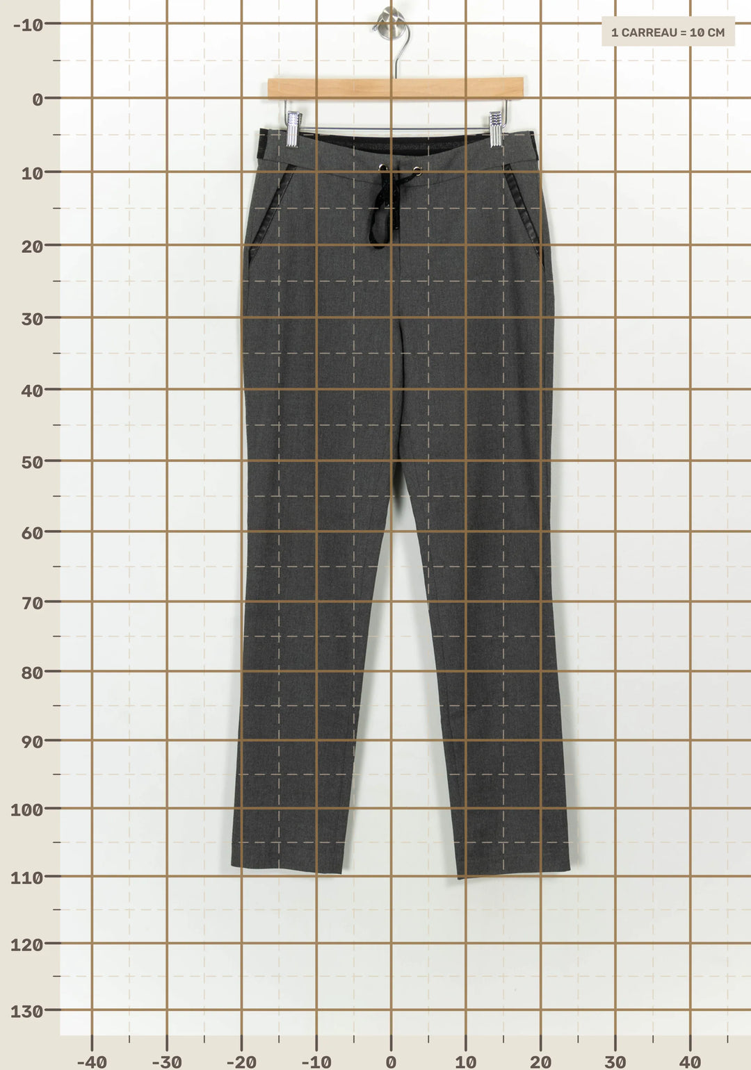 Pantalon Gris - Taille M/38 de la marque One Step | PARAD117814 - Vendu par Paradigme - Image 4
