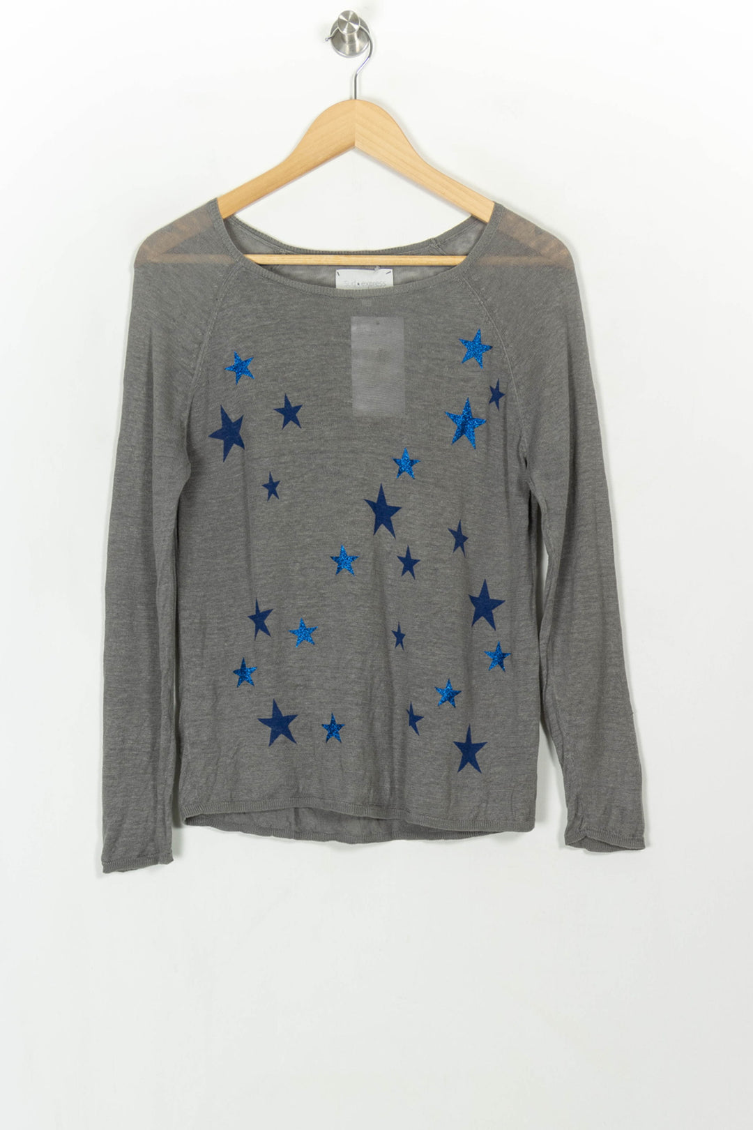 Pull Gris et Bleu - Taille S/36 de la marque Sud express | PARAD117815 - Vendu par Paradigme - Image 2