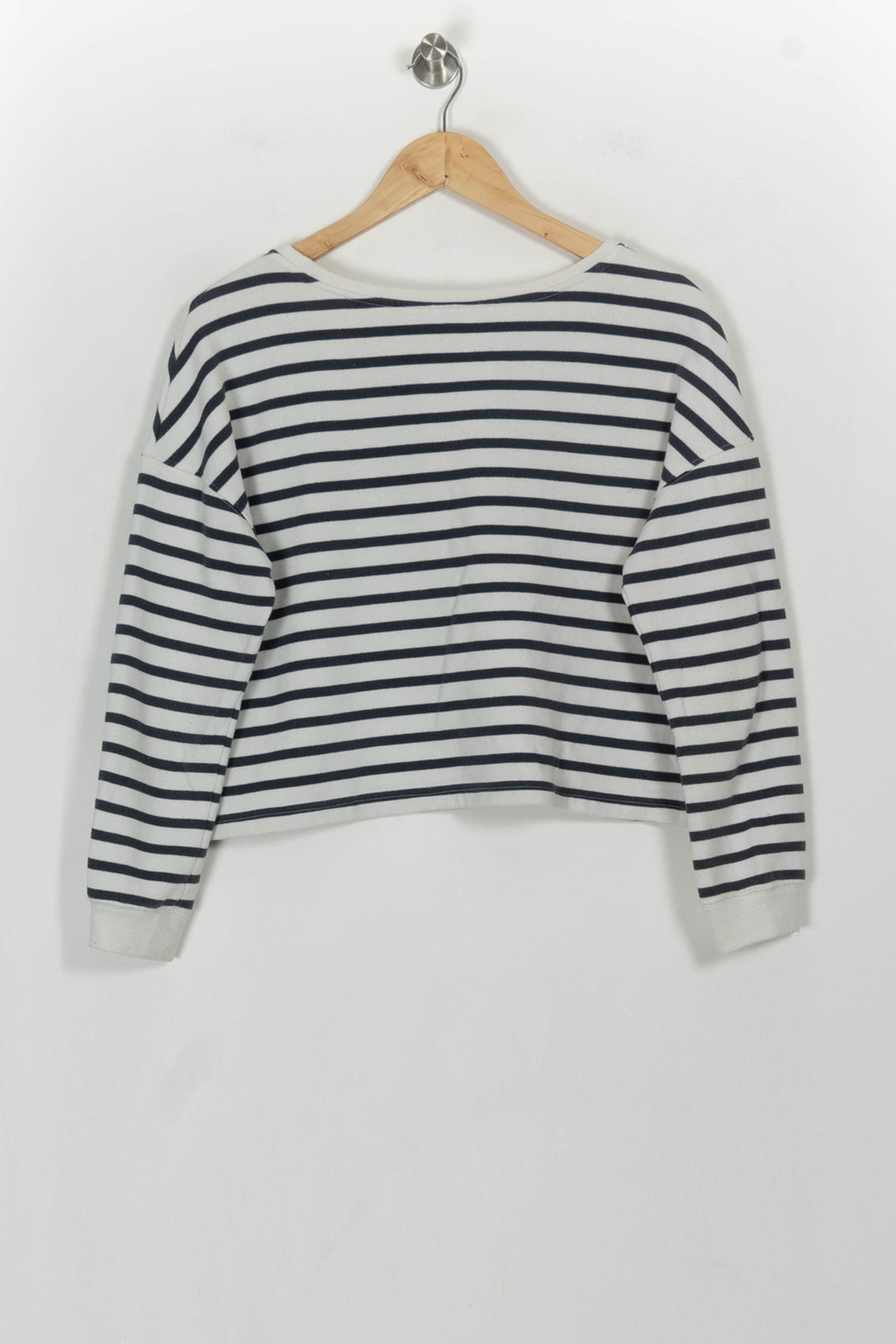 Marinière Blanc et Bleu - Taille S/36 de la marque Claudie Pierlot | PARAD117819 - Vendu par Paradigme - Image 5