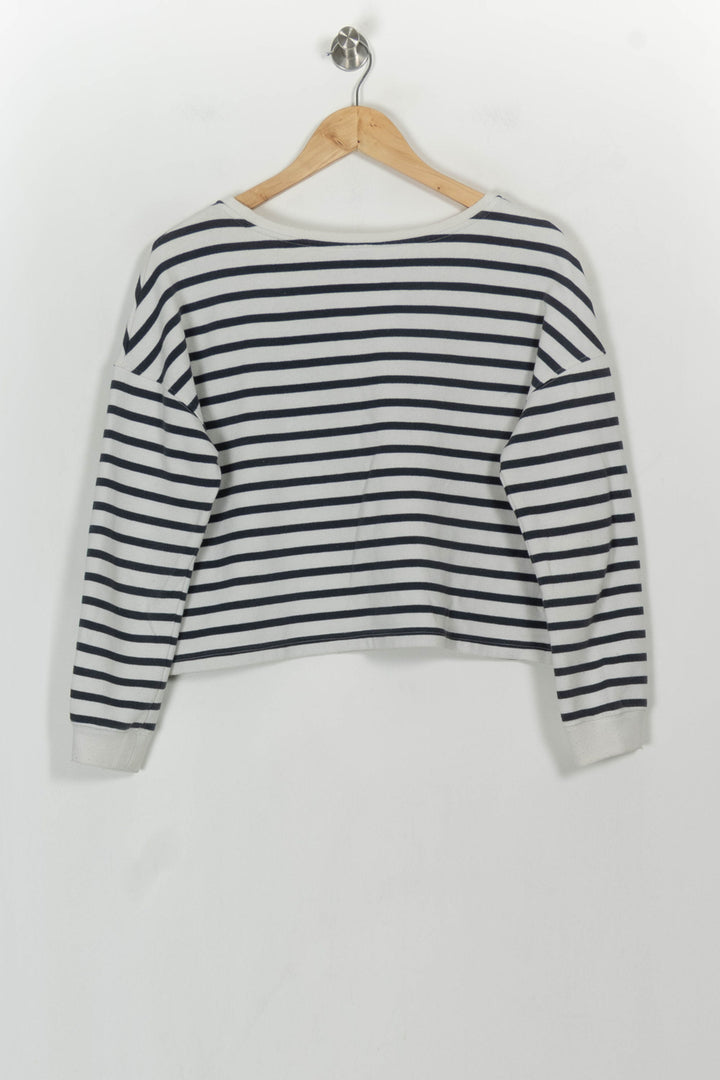 Marinière Blanc et Bleu - Taille S/36 de la marque Claudie Pierlot | PARAD117819 - Vendu par Paradigme - Image 5