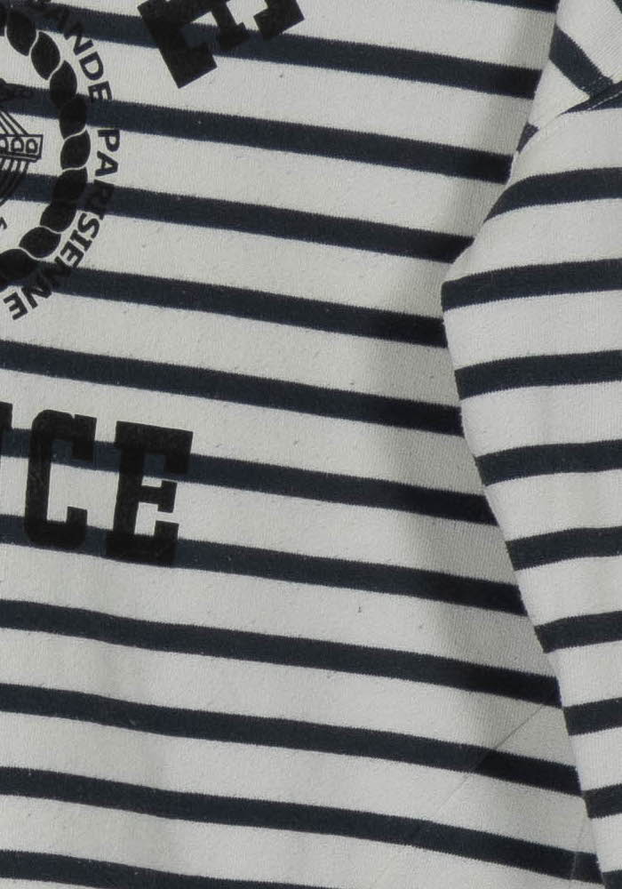 Marinière Blanc et Bleu - Taille S/36 de la marque Claudie Pierlot | PARAD117819 - Vendu par Paradigme - Image 3