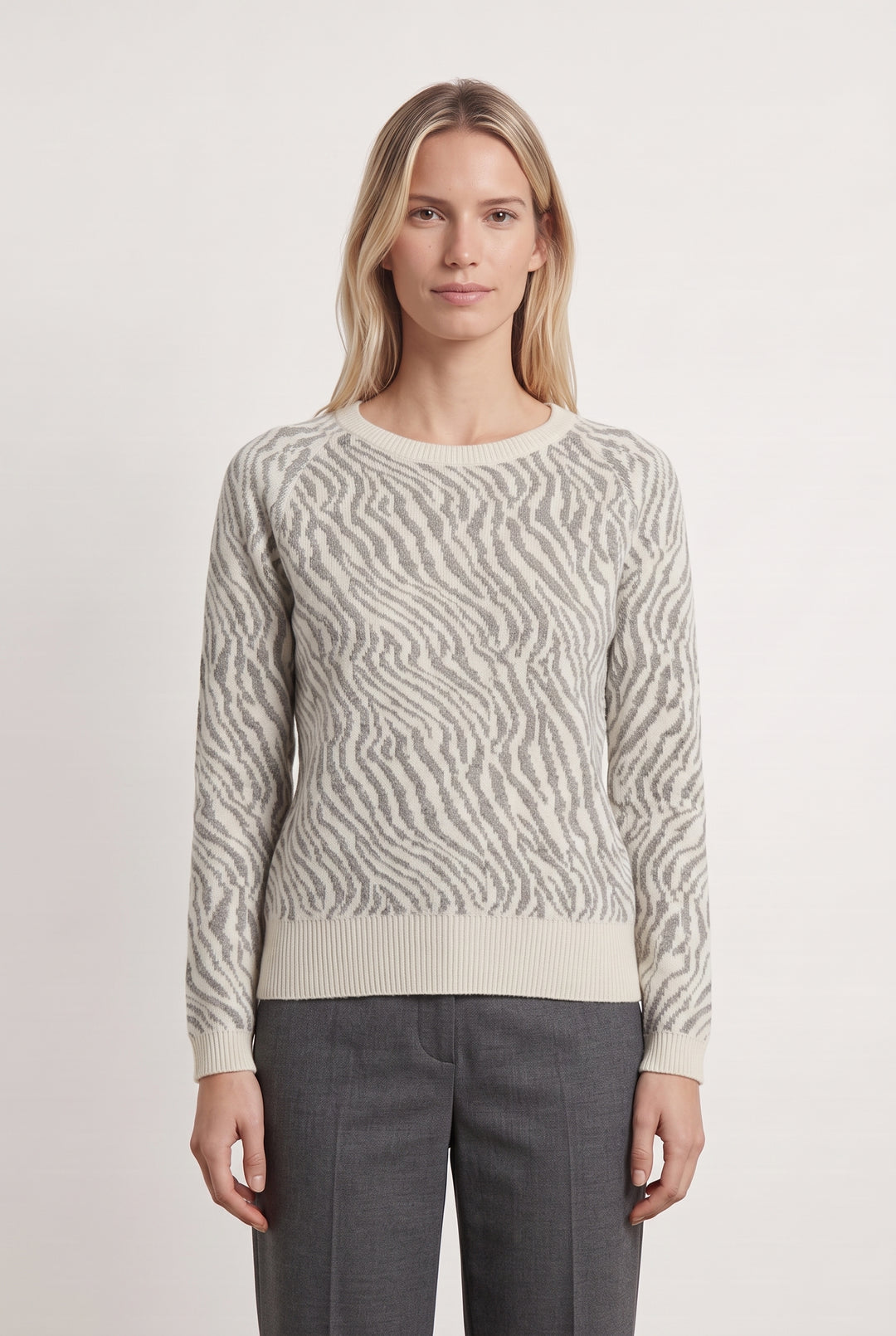 Pull Beige et Gris - Taille M/38 de la marque The Kooples | PARAD117820 - Vendu par Paradigme - Image 1