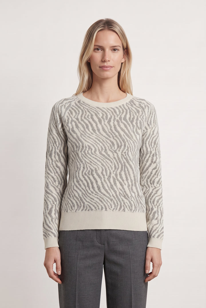 Pull Beige et Gris - Taille M/38 de la marque The Kooples | PARAD117820 - Vendu par Paradigme - Image 1
