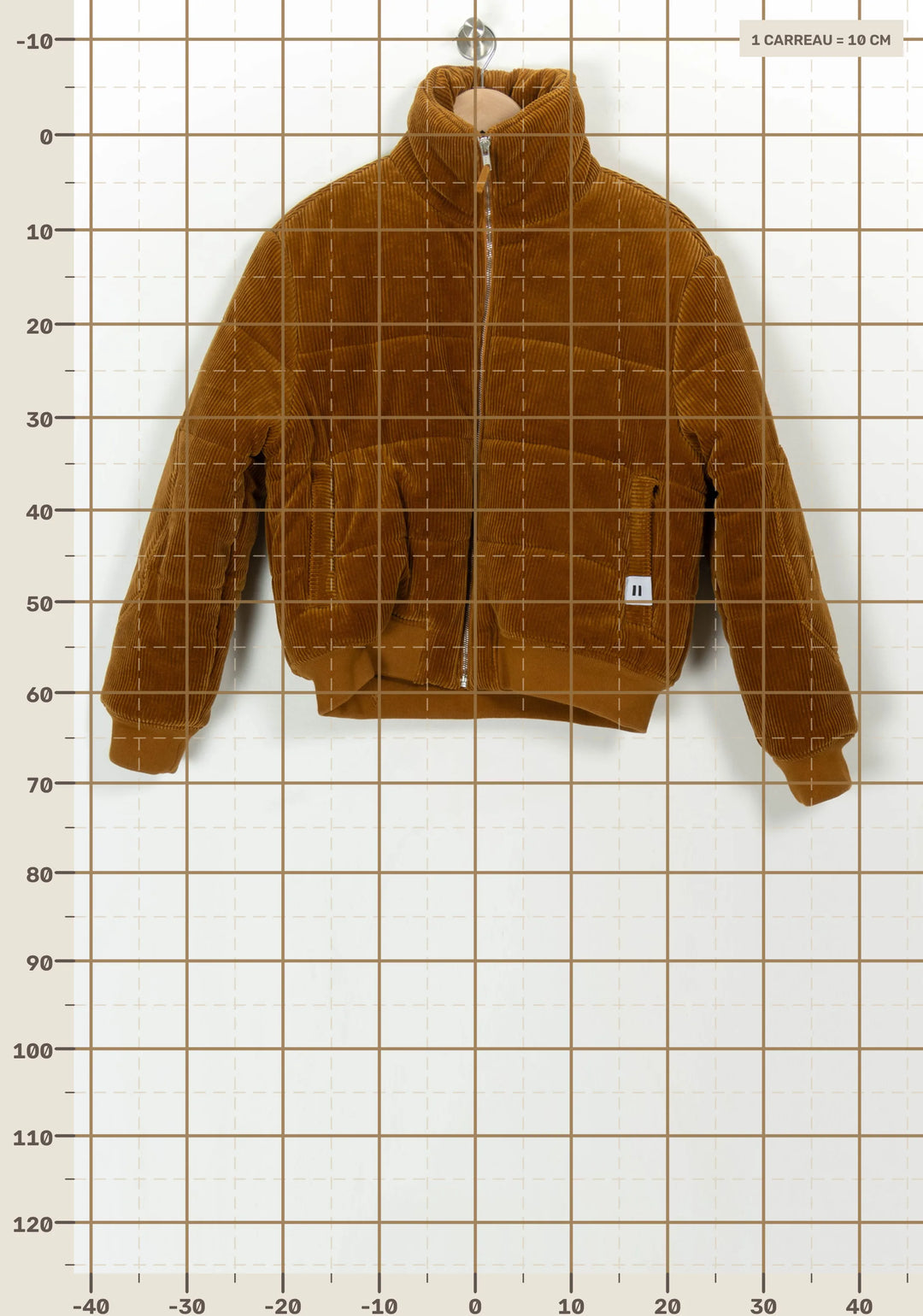 Blouson Marron - Taille M/38 de la marque Côtelé Paris | PARAD117821 - Vendu par Paradigme - Image 4