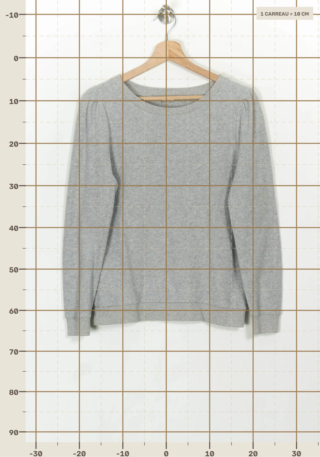 Pull Gris - Taille S/36 de la marque Ekyog | PARAD117823 - Vendu par Paradigme - Image 4