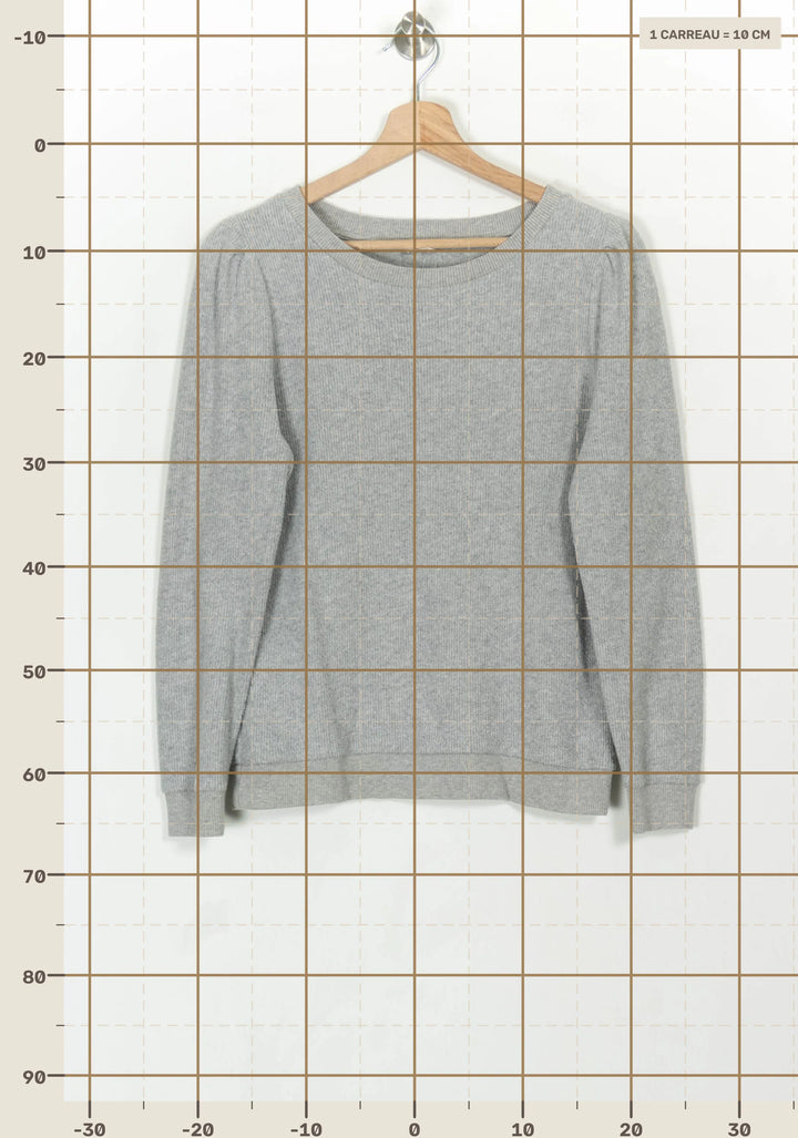 Pull Gris - Taille S/36 de la marque Ekyog | PARAD117823 - Vendu par Paradigme - Image 4