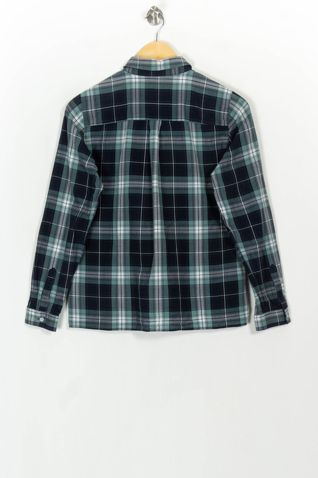Chemise à Carreaux Verte et Bleue - Taille M/38 de la marque Caroll | PARAD117826 - Vendu par Paradigme - Image 5