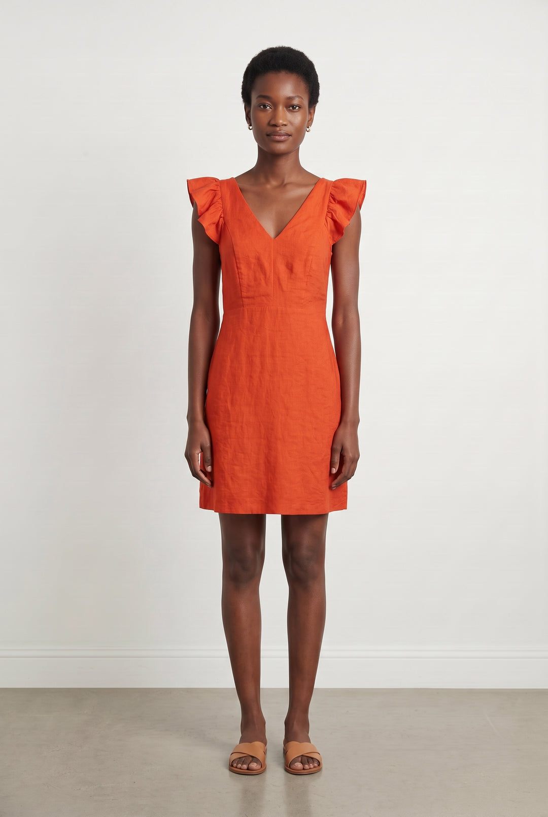 Robe Courte Orange - Taille S/36 de la marque Suncoo | PARAD117828 - Vendu par Paradigme - Image 1