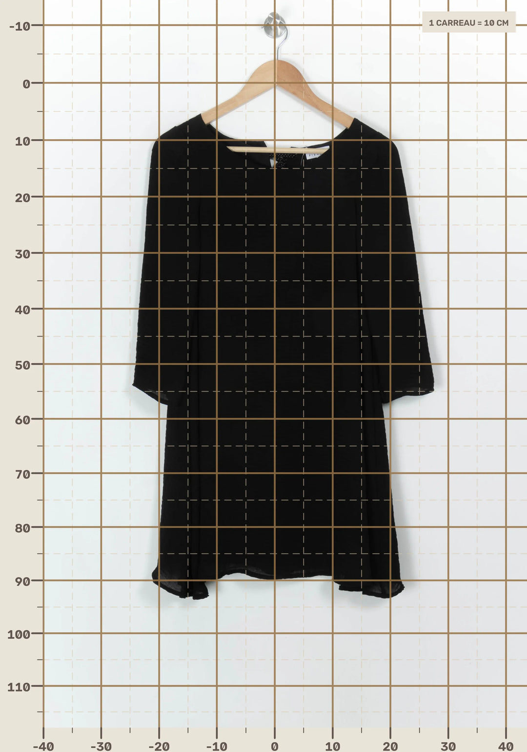 Robe Noire - Taille S/36 de la marque Claudie Pierlot | PARAD117829 - Vendu par Paradigme - Image 4