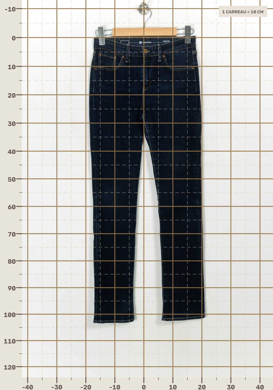 Jean Droit Bleu - Taille M/38 de la marque Levi&