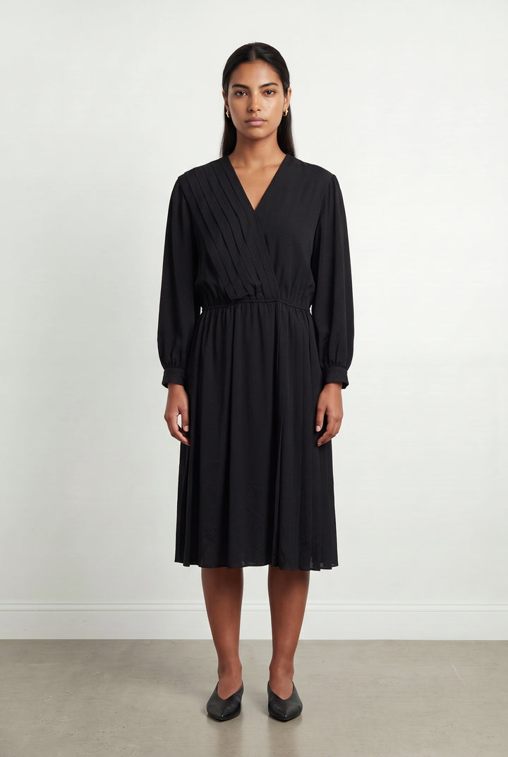 Robe Midi Noire - Taille L/40 de la marque Rodier | PARAD117833 - Vendu par Paradigme - Image 1