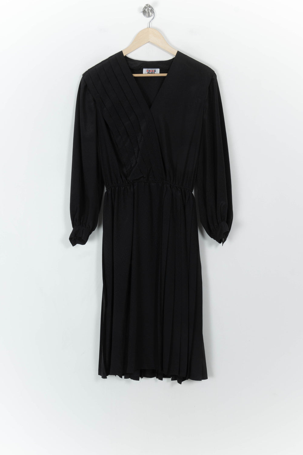 Robe Midi Noire - Taille L/40 de la marque Rodier | PARAD117833 - Vendu par Paradigme - Image 2