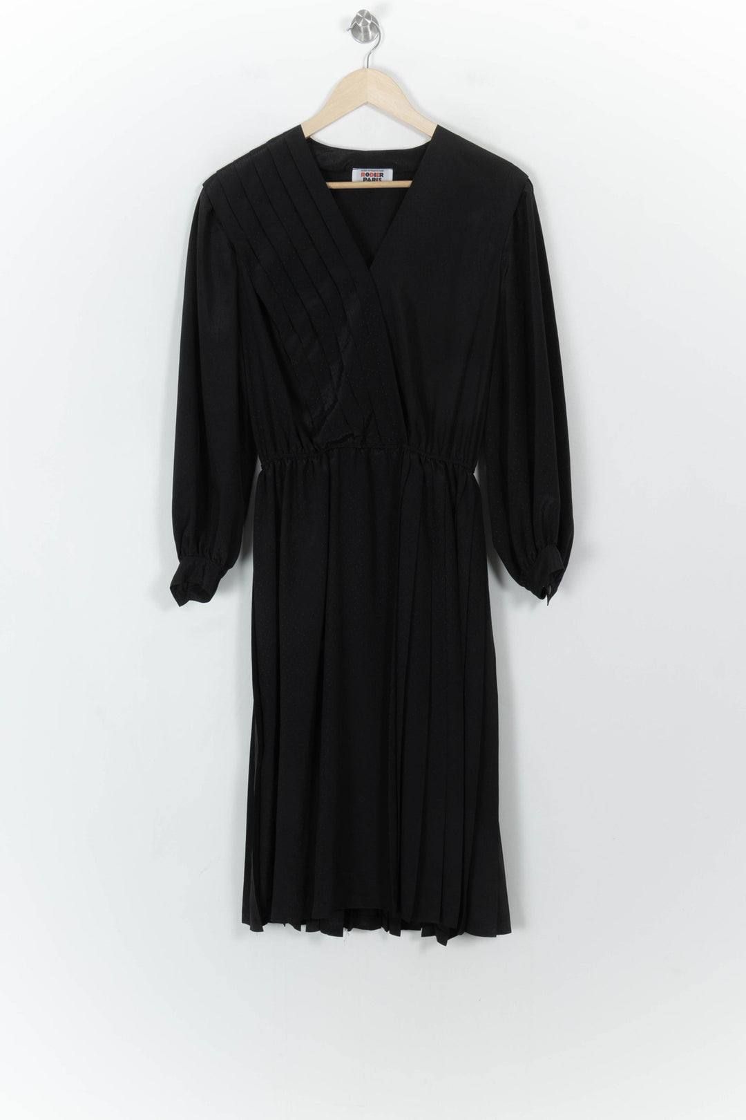 Robe Midi Noire - Taille L/40 de la marque Rodier | PARAD117833 - Vendu par Paradigme - Image 2