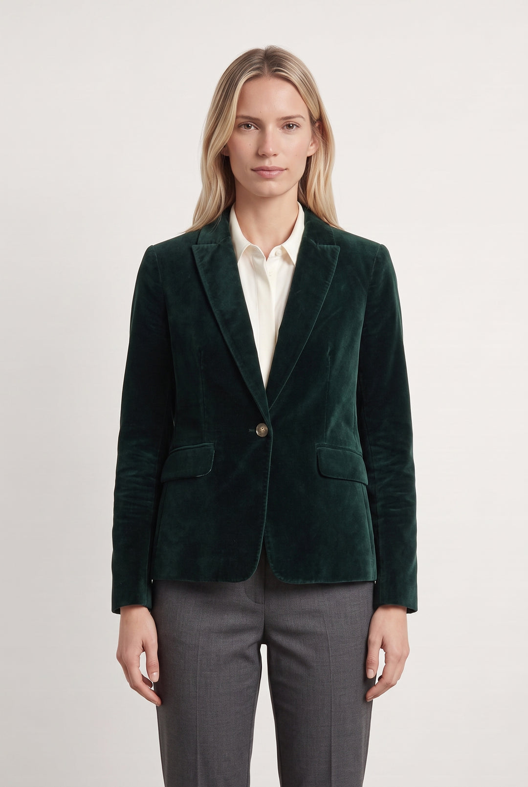 Blazer Vert - Taille M/38 de la marque Caroll | PARAD117836 - Vendu par Paradigme - Image 1