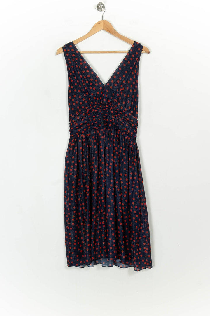 Robe Bleu Marine et Rouge - Taille M/38 de la marque La Fée Maraboutée | PARAD117837 - Vendu par Paradigme - Image 5