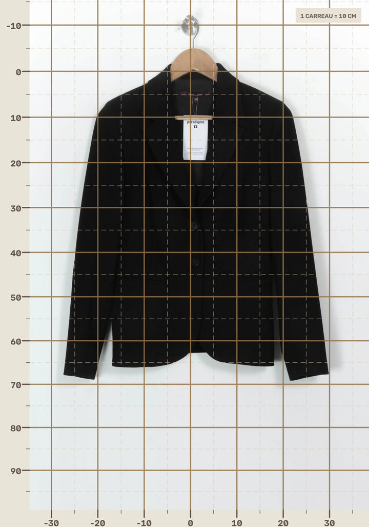 Blazer Noir - Taille M/38 de la marque La Fée Maraboutée | PARAD117838 - Vendu par Paradigme - Image 4