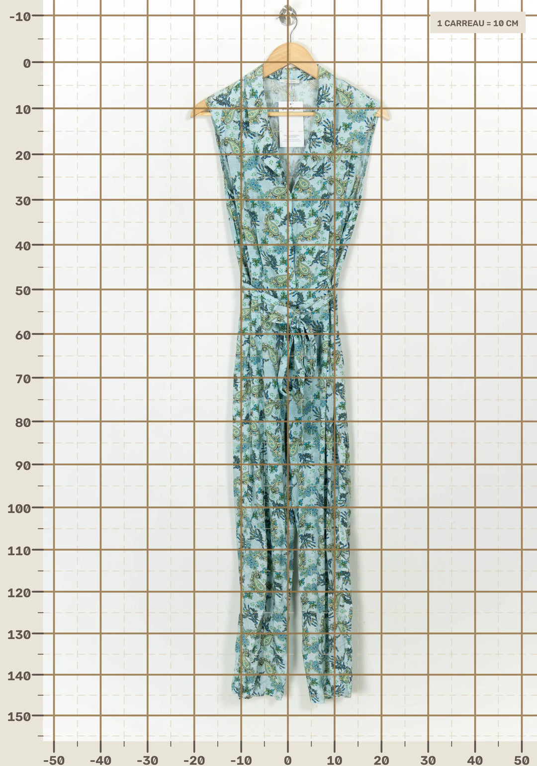 Combinaison Bleu et Vert - Taille L/40 de la marque IKKS | PARAD117840 - Vendu par Paradigme - Image 4