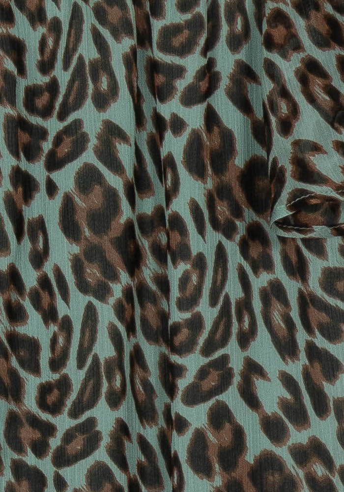 Blouse Verte et Marron - Taille M/38 de la marque Sud express | PARAD117842 - Vendu par Paradigme - Image 3