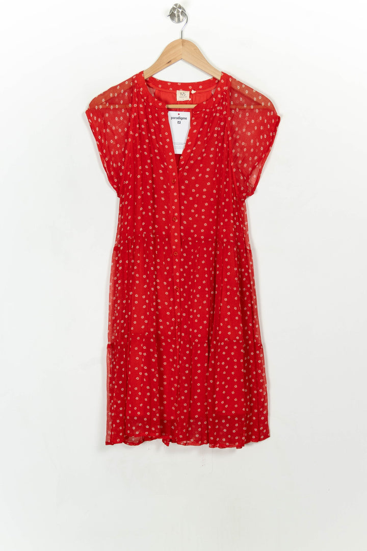 Robe Courte Rouge et Blanche - Taille M/38 de la marque Marie Sixtine | PARAD117847 - Vendu par Paradigme - Image 2