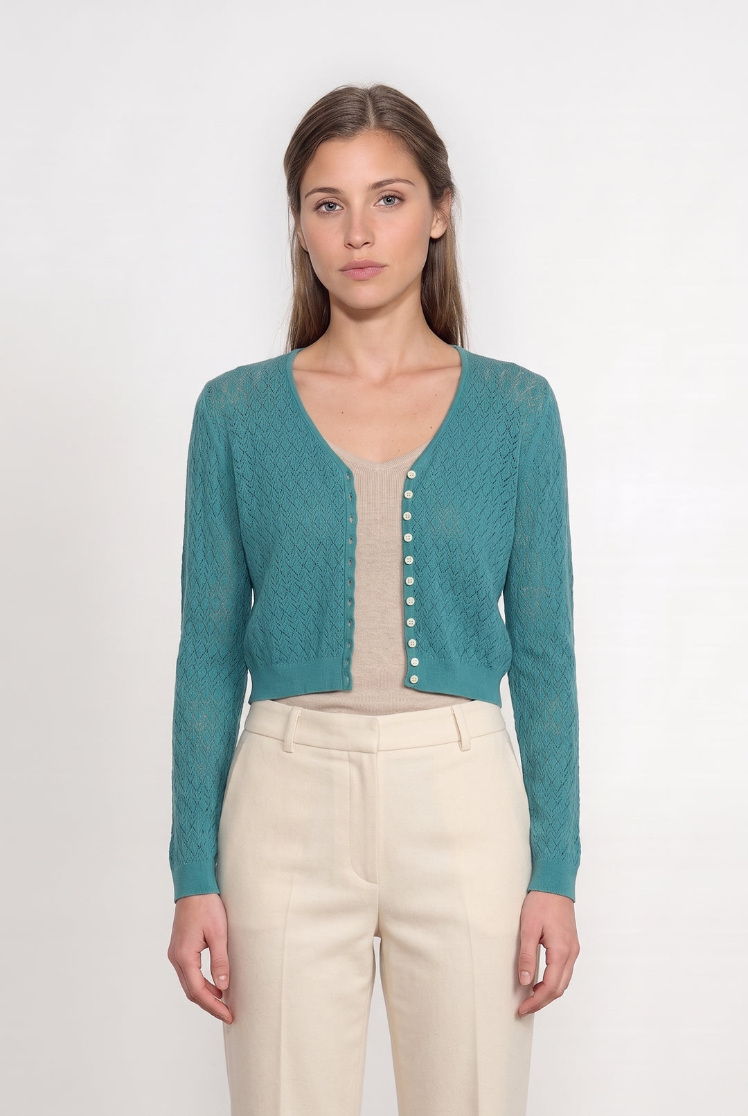 Cardigan Vert - Taille M/38 de la marque Marie Sixtine | PARAD117848 - Vendu par Paradigme - Image 1