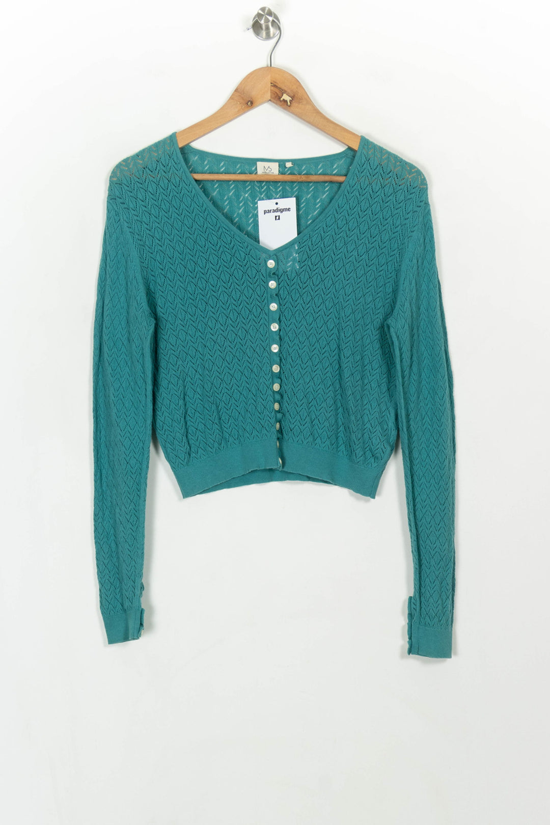 Cardigan Vert - Taille M/38 de la marque Marie Sixtine | PARAD117848 - Vendu par Paradigme - Image 2
