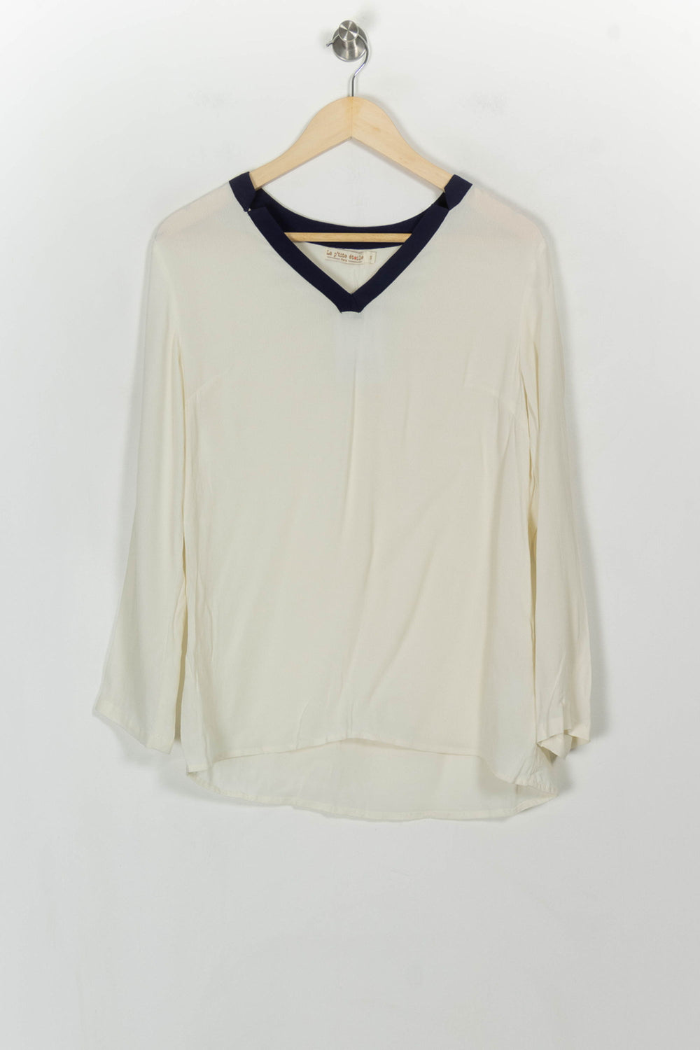 Blouse Beige et Bleu - Taille S/36 de la marque La Petite Etoile | PARAD117850 - Vendu par Paradigme - Image 2