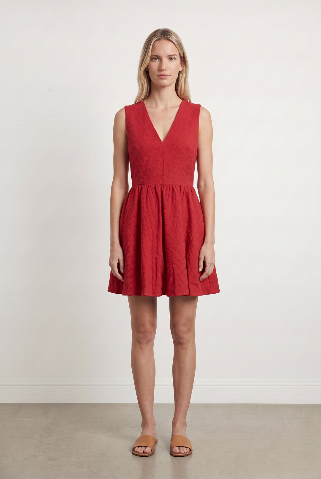 Robe Évasée Rouge - Taille S/36 de la marque Maje | PARAD117853 - Vendu par Paradigme - Image 1