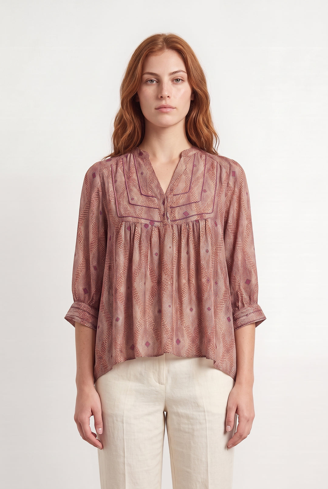 Blouse Rose - Taille M/38 de la marque Grace &amp; Mila | PARAD117856 - Vendu par Paradigme - Image 1