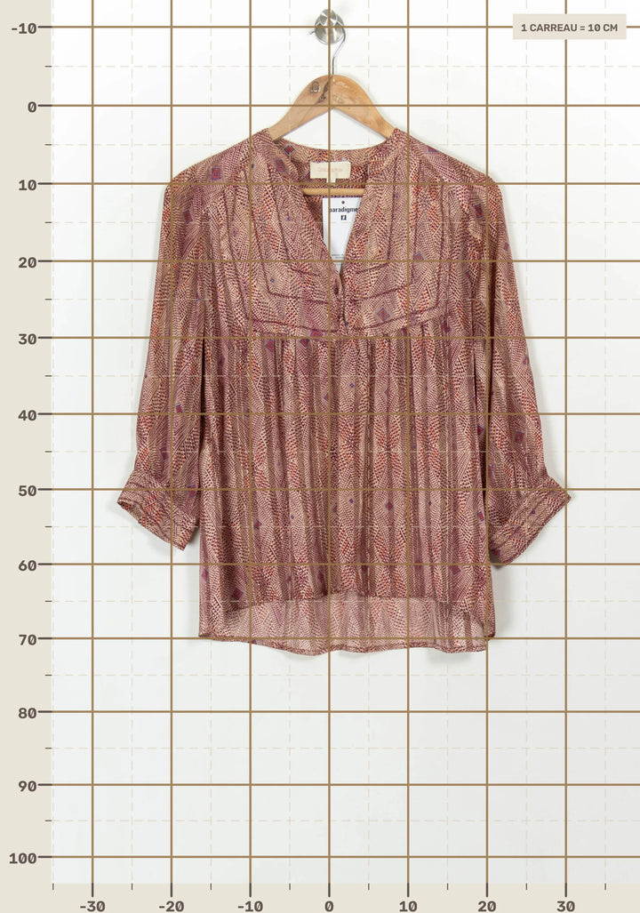 Blouse Rose - Taille M/38 de la marque Grace &amp; Mila | PARAD117856 - Vendu par Paradigme - Image 4