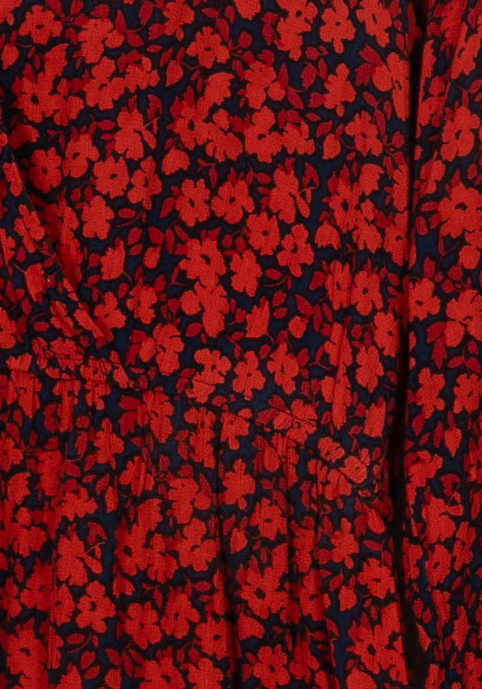 Robe Longue Rouge et Noire - Taille M/38 de la marque Garance Paris | PARAD117862 - Vendu par Paradigme - Image 3
