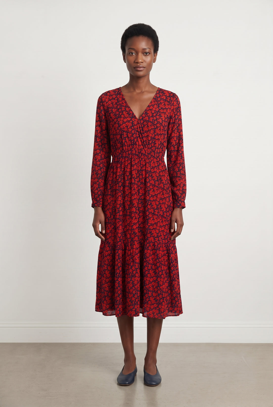 Robe Longue Rouge et Noire - Taille M/38 de la marque Garance Paris | PARAD117862 - Vendu par Paradigme - Image 1