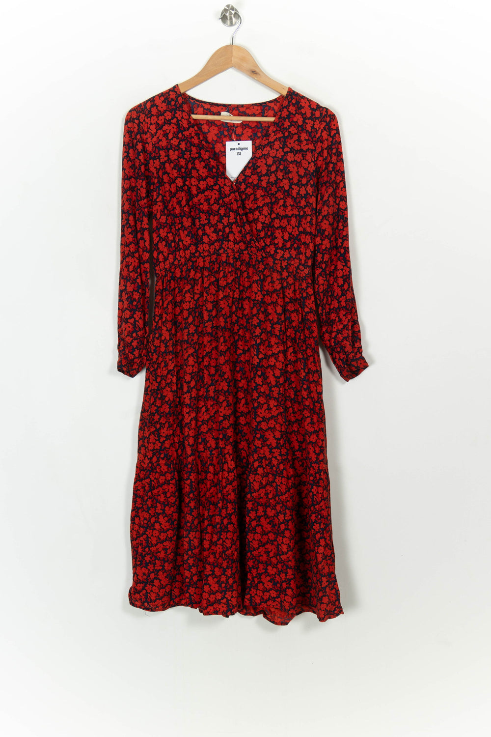 Robe Longue Rouge et Noire - Taille M/38 de la marque Garance Paris | PARAD117862 - Vendu par Paradigme - Image 2