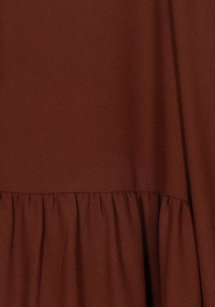Robe Chemise Marron - Taille XS/34 de la marque Petite Mendigote | PARAD117863 - Vendu par Paradigme - Image 3