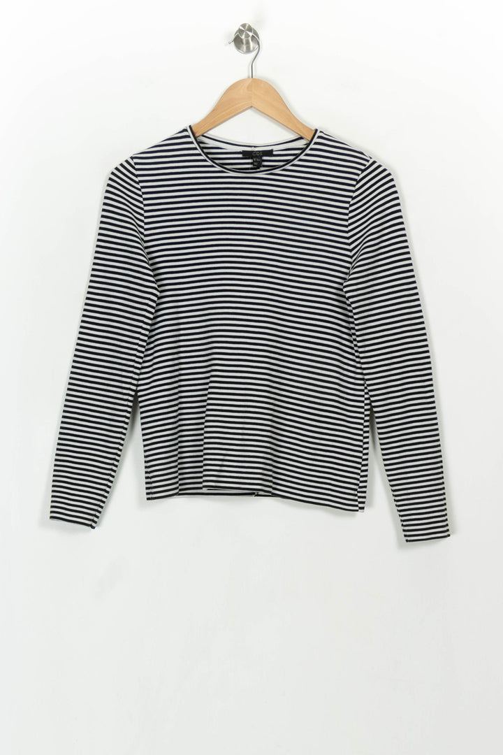 Marinière Blanc et Noir - Taille XS/34 de la marque COS | PARAD117873 - Vendu par Paradigme - Image 2