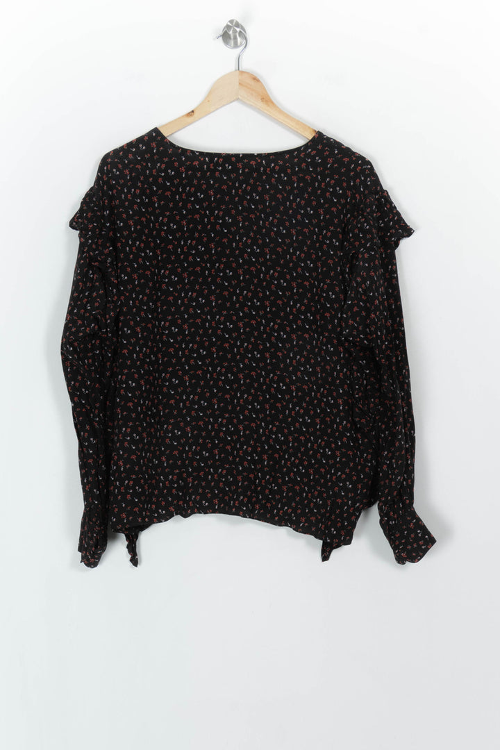 Blouse Noire et Rouge - Taille S/36 de la marque The Kooples - Sport | PARAD117877 - Vendu par Paradigme - Image 5